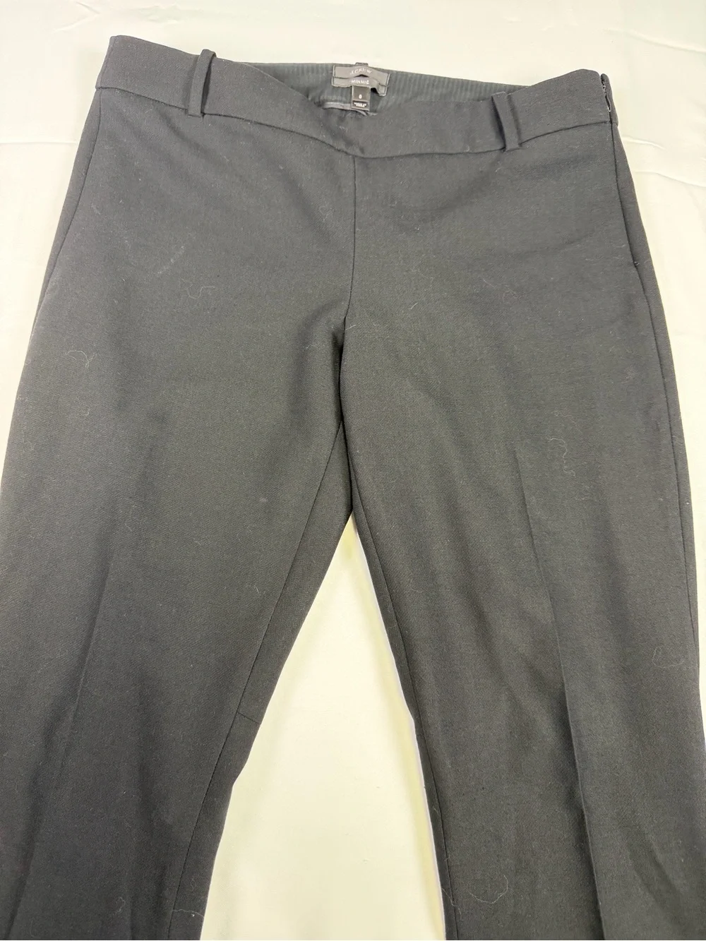 J. Crew Minnie Side Zip Black Slim Dress Pant - perfect / size 6
